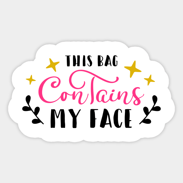 Makeup Bag Sticker by Glam Damme Diva